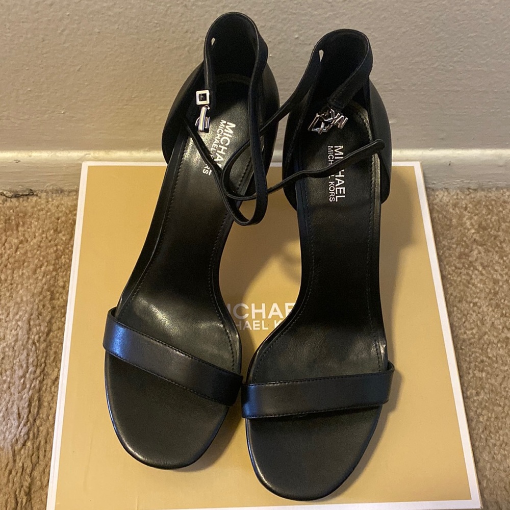 Margot Platform Leather Sandals by Michael Kors